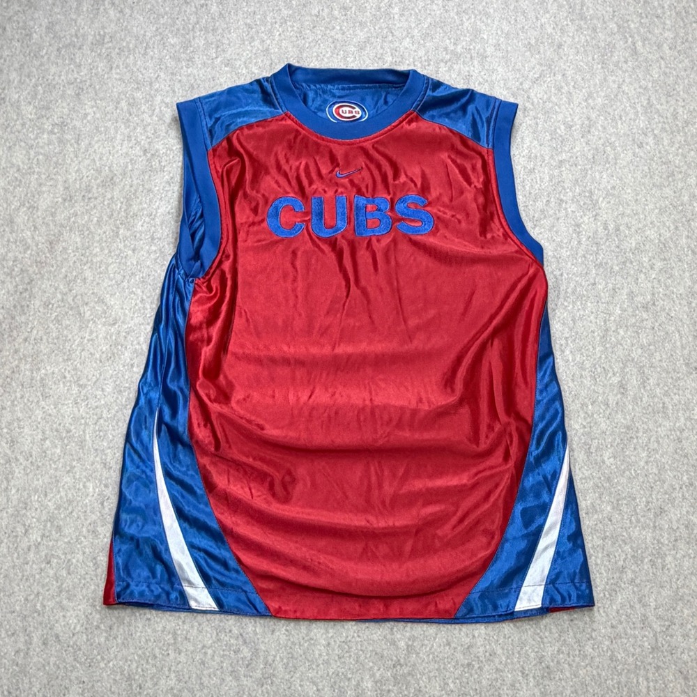 Nike Chicago Cubs Reversible Jersey Youth XL Blue Red Sporty Gorpcore Streetwear